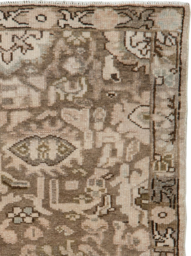 Vintage Persian Malayer Sampler Rug, No.25292 - Staging