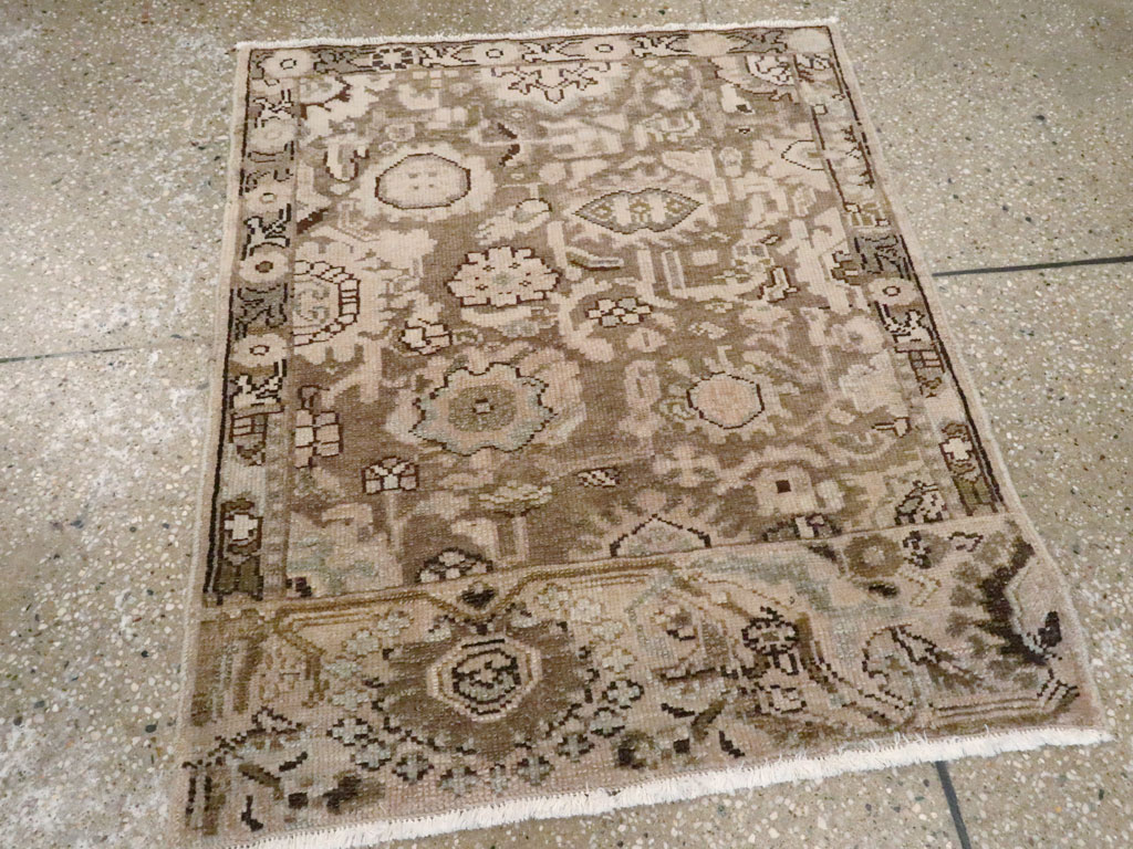 Vintage Persian Malayer Sampler Rug, No.25292 - Staging