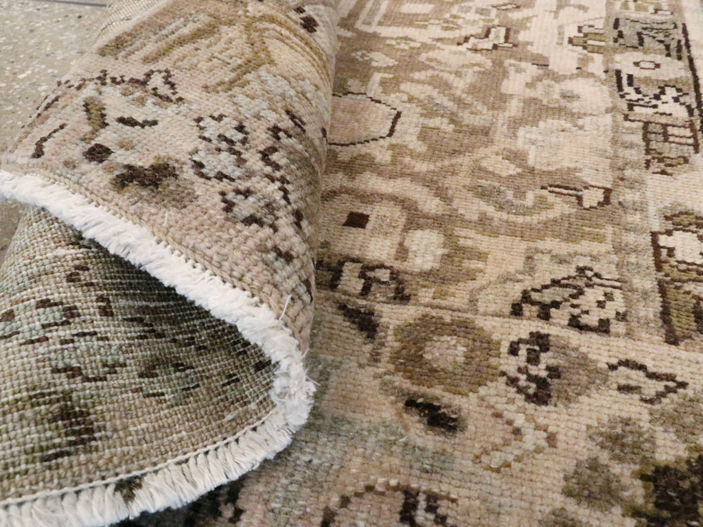 Vintage Persian Malayer Sampler Rug, No.25292 - Staging