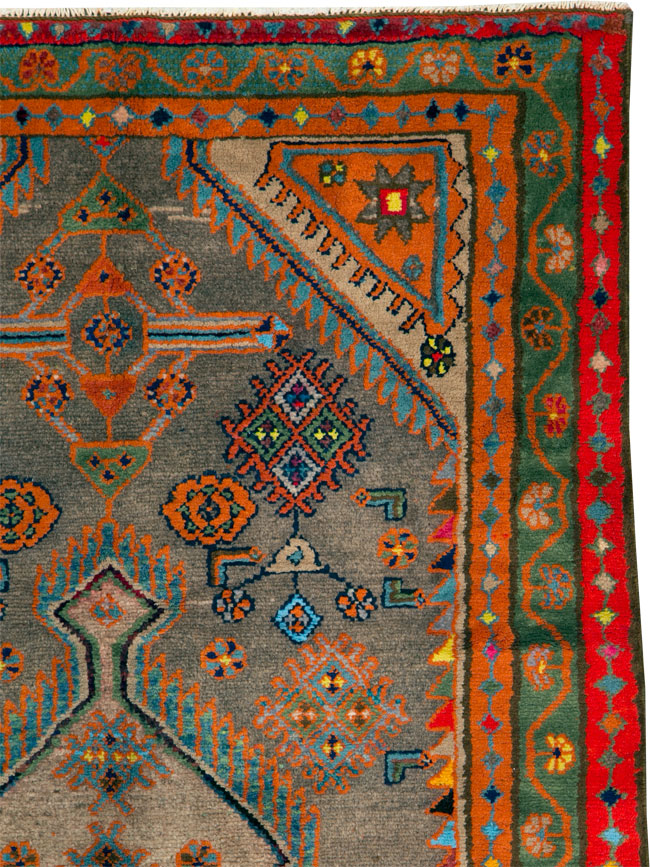 Vintage Persian Malayer Rug, No.25293 - Staging