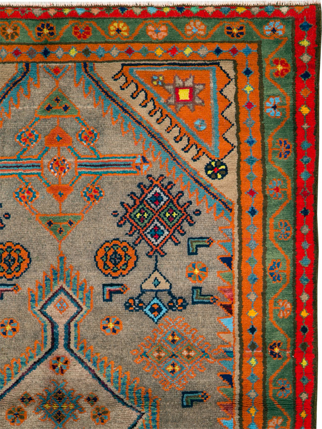 Vintage Persian Malayer Rug, No.25293 - Staging