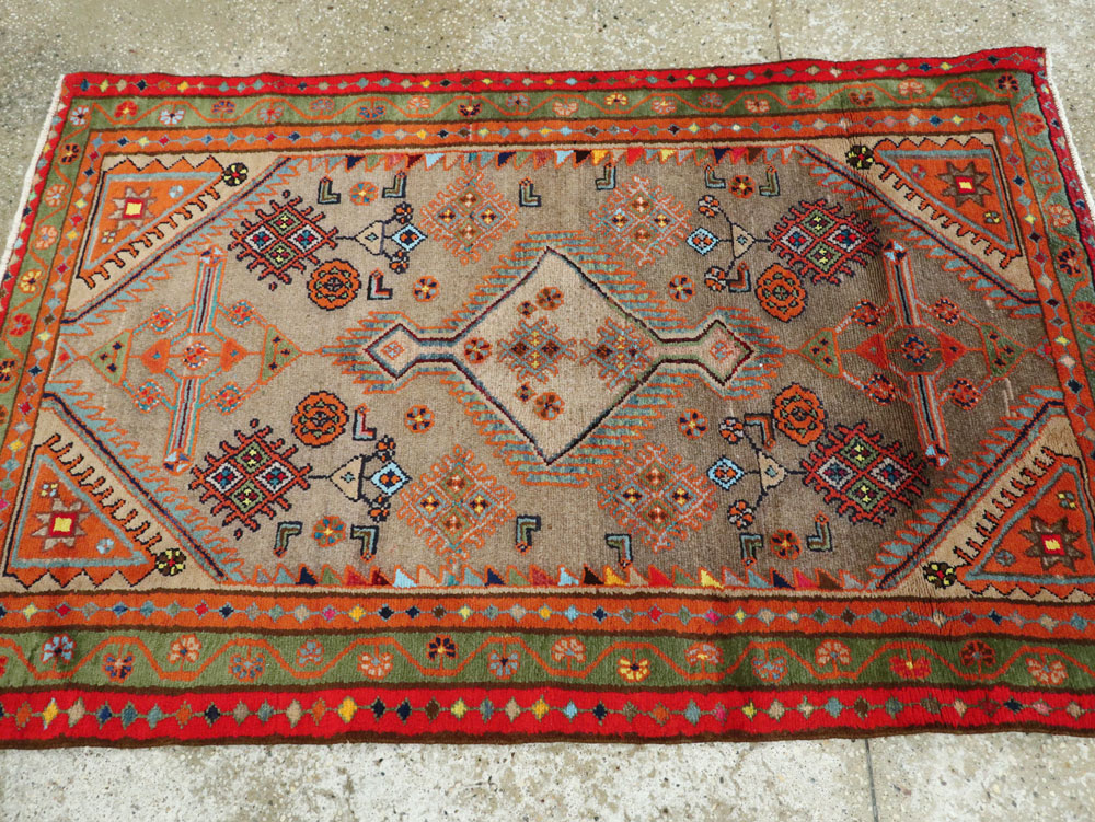 Vintage Persian Malayer Rug, No.25293 - Staging