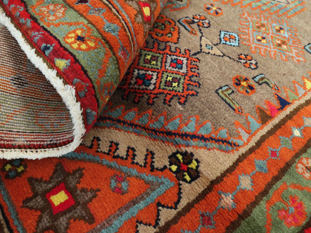 Vintage Persian Malayer Rug, No.25293 - Staging