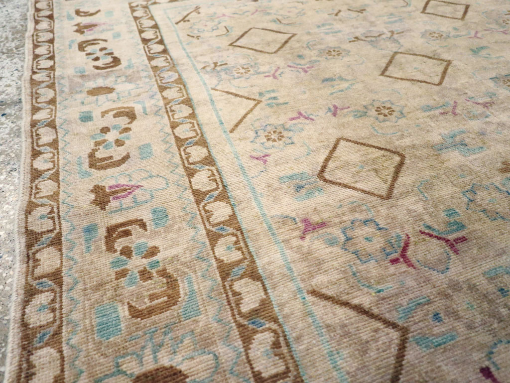 Vintage Persian Malayer Rug, No.25303 - Staging