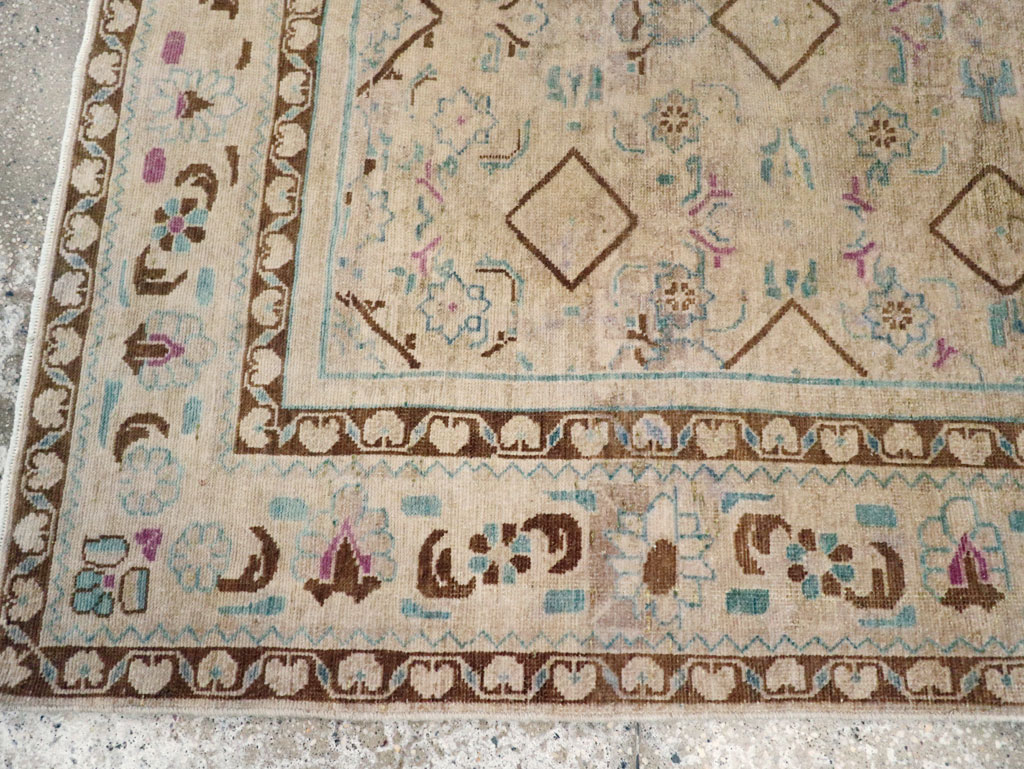 Vintage Persian Malayer Rug, No.25303 - Staging