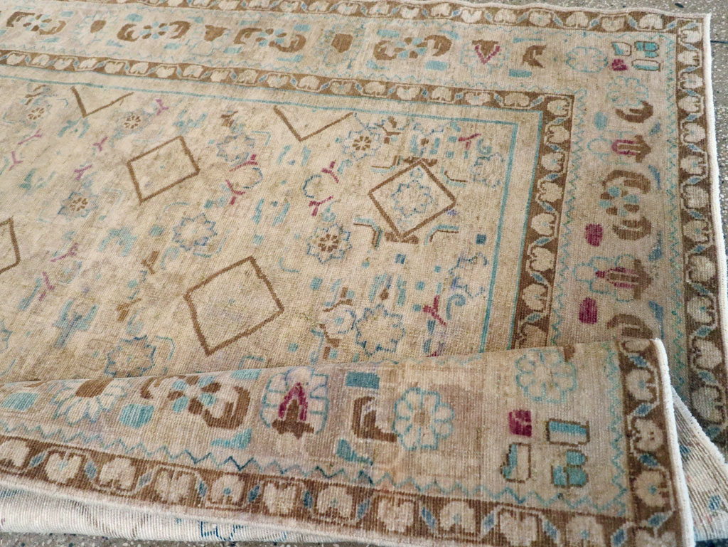 Vintage Persian Malayer Rug, No.25303 - Staging