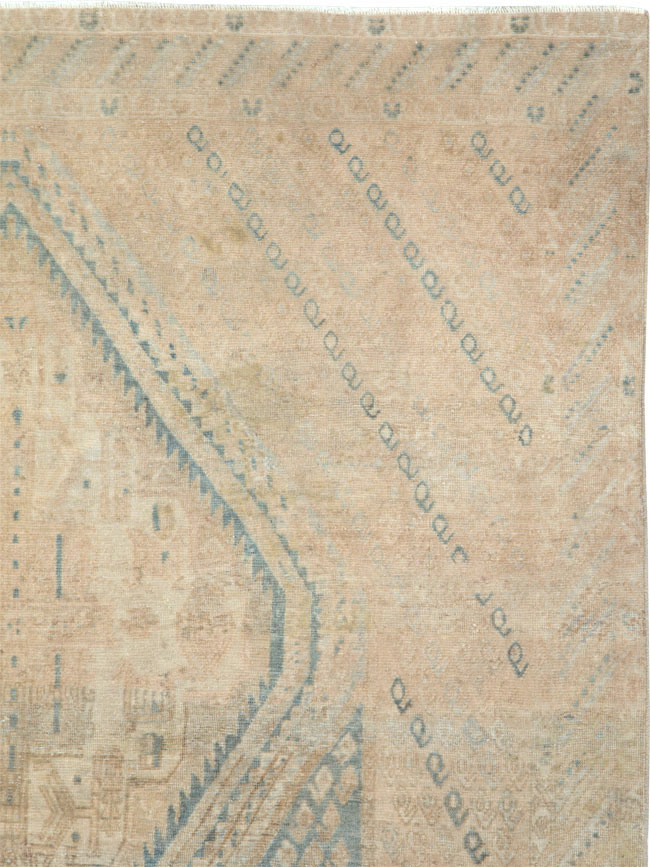 Vintage Persian Afshar Rug, No.25305 - Staging