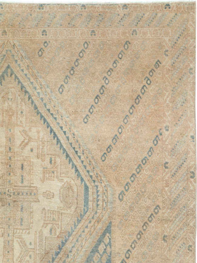 Vintage Persian Afshar Rug, No.25305 - Staging