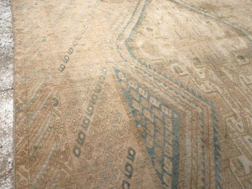 Vintage Persian Afshar Rug, No.25305 - Staging