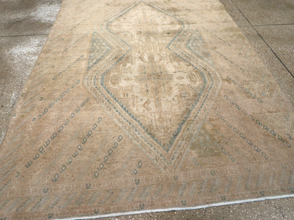 Vintage Persian Afshar Rug, No.25305 - Staging
