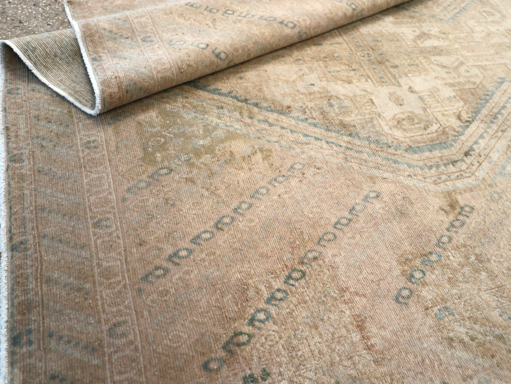 Vintage Persian Afshar Rug, No.25305 - Staging