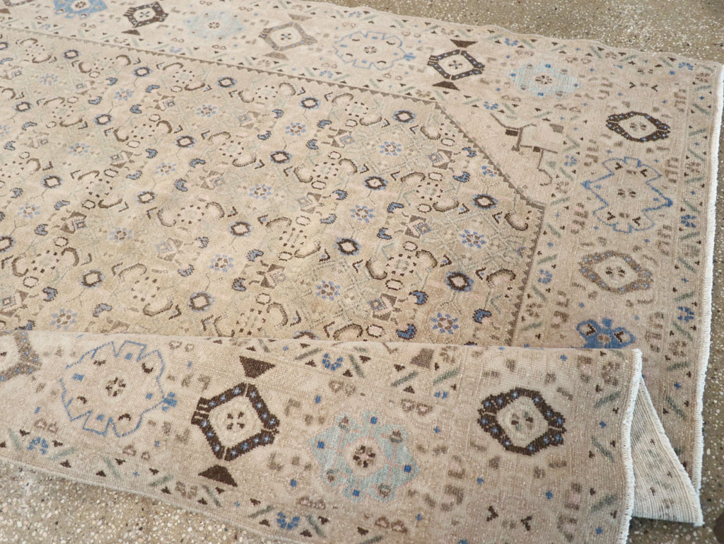 Vintage Persian Malayer Wide Gallery Runner, No.25308 - Staging