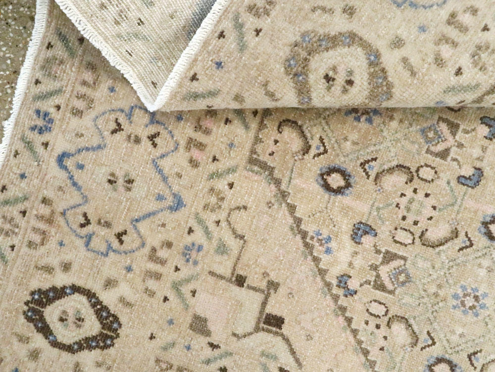 Vintage Persian Malayer Wide Gallery Runner, No.25308 - Staging