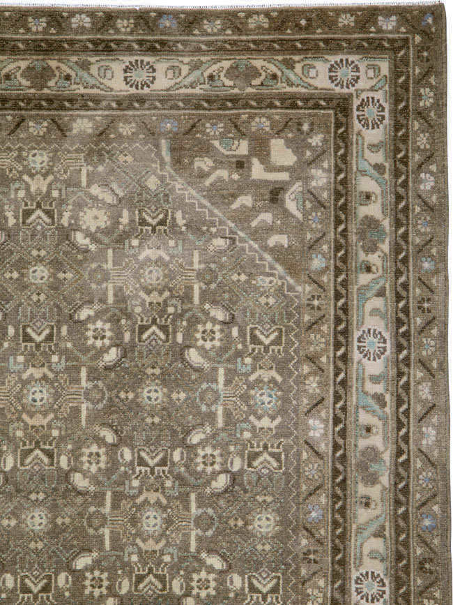 Vintage Persian Malayer Wide Gallery Runner, No.25309 - Staging
