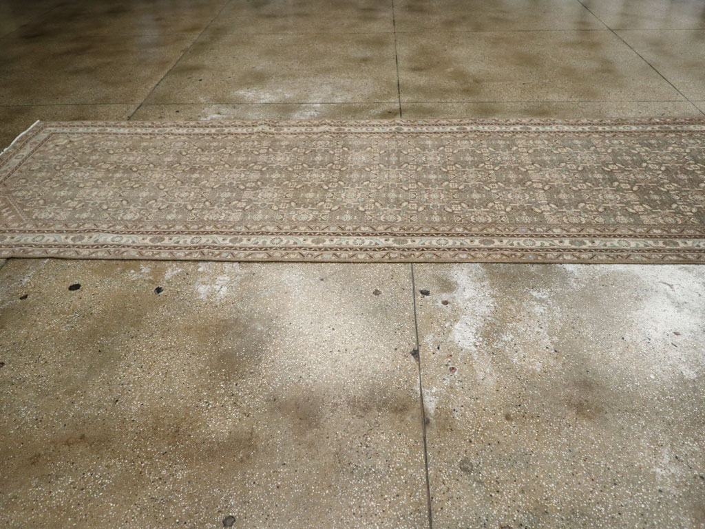 Vintage Persian Malayer Wide Gallery Runner, No.25309 - Staging