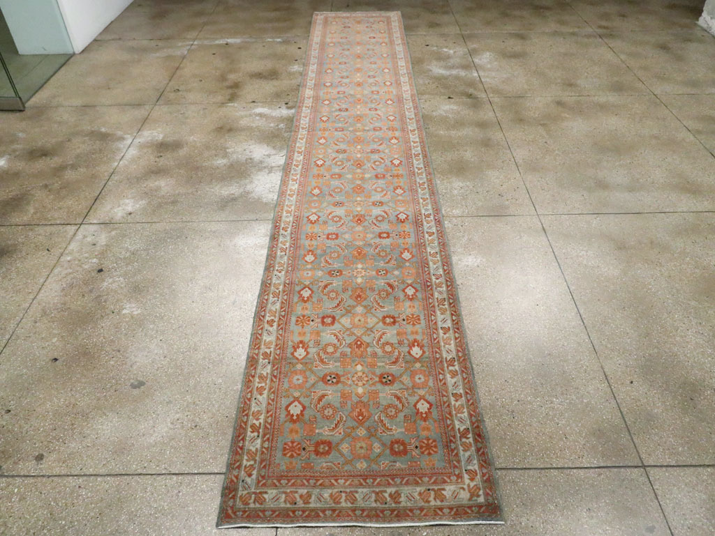 Vintage Persian Malayer Runner, No.25311 - Staging