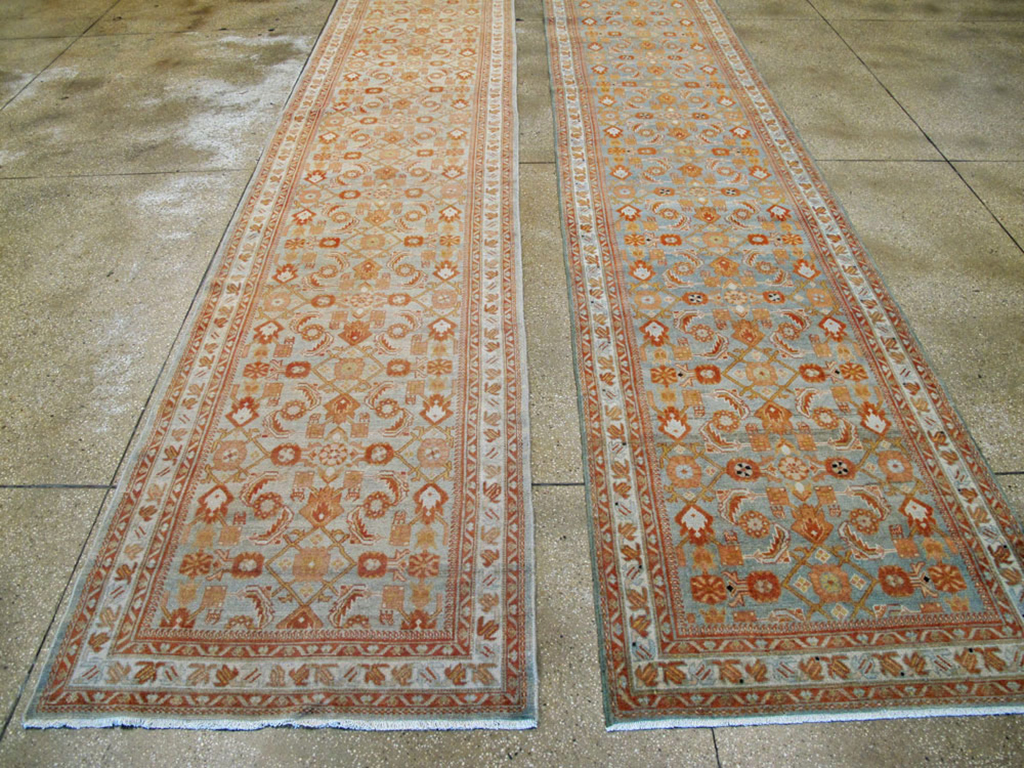Vintage Persian Malayer Runner, No.25311 - Staging