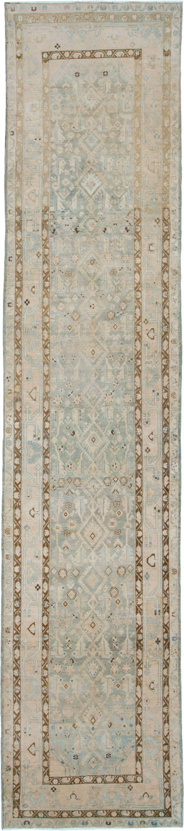 Vintage Persian Malayer Runner (Pair: 1 of 2), No.25314 - Staging