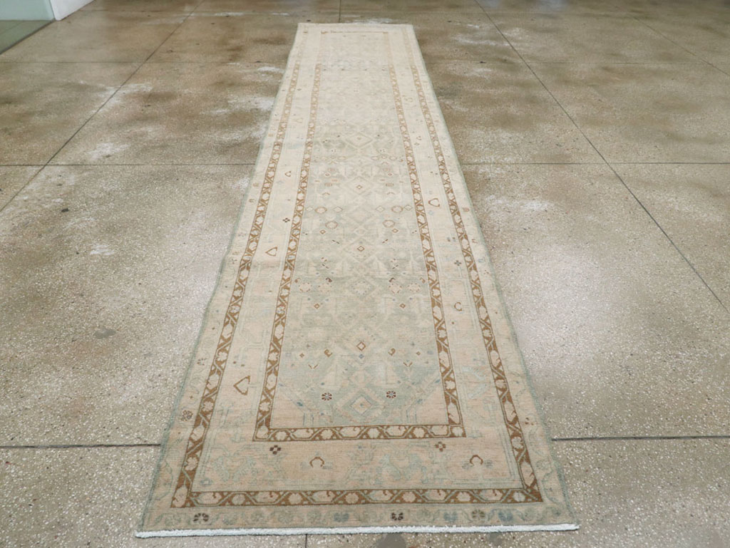 Vintage Persian Malayer Runner (Pair: 1 of 2), No.25314 - Staging