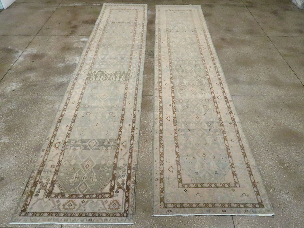 Vintage Persian Malayer Runner (Pair: 1 of 2), No.25314 - Staging