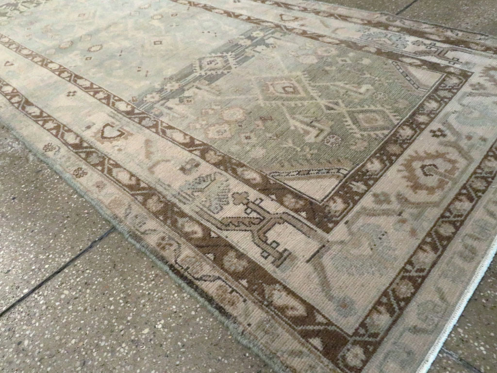 Vintage Persian Malayer Runner (Pair: 2 of 2), No.25315 - Staging