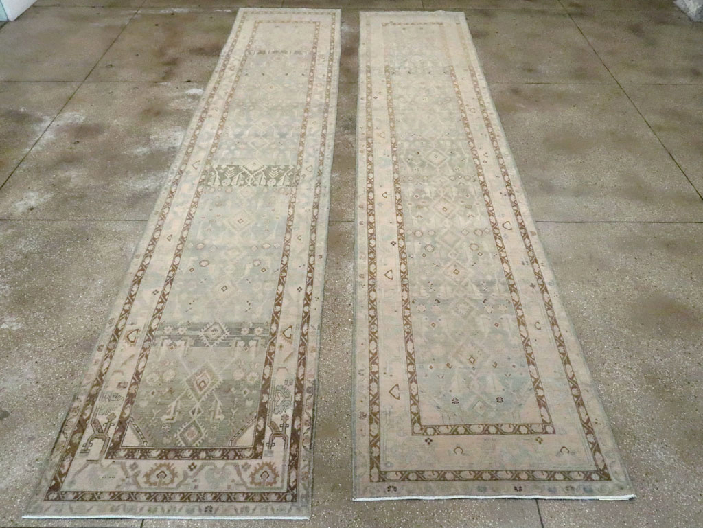 Vintage Persian Malayer Runner (Pair: 2 of 2), No.25315 - Staging
