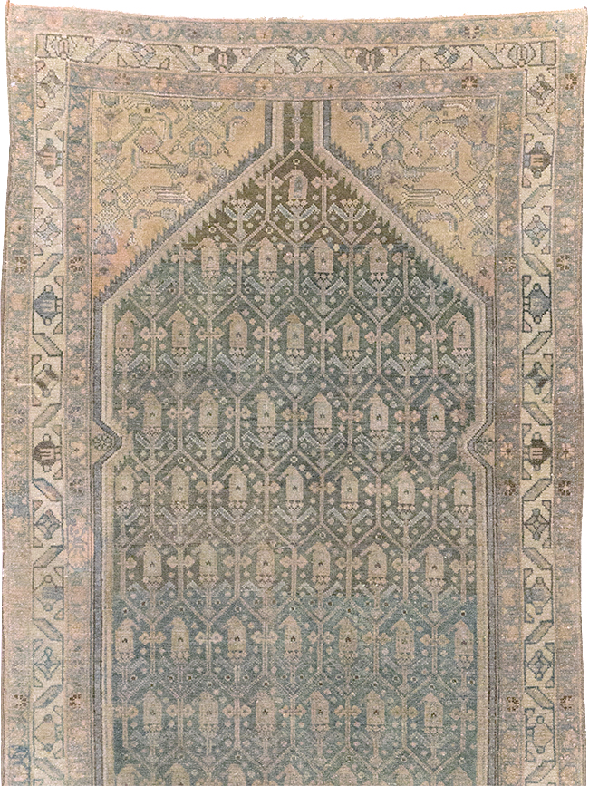 Vintage Persian Malayer Runner, No.25318 - Staging