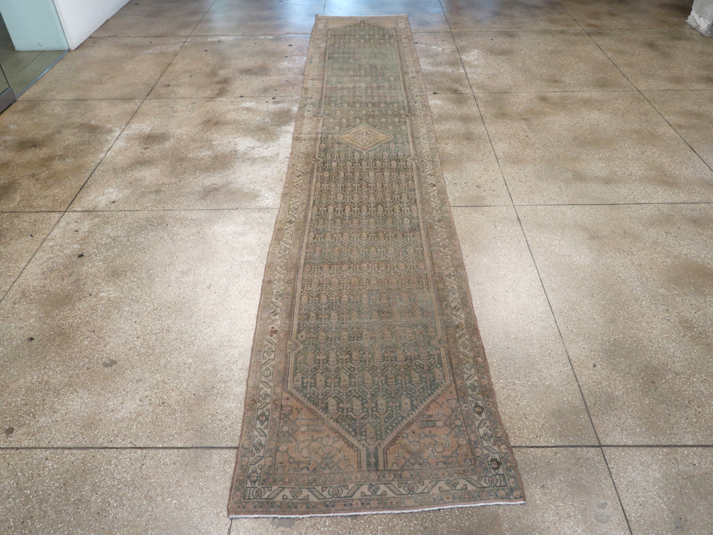 Vintage Persian Malayer Runner, No.25318 - Staging