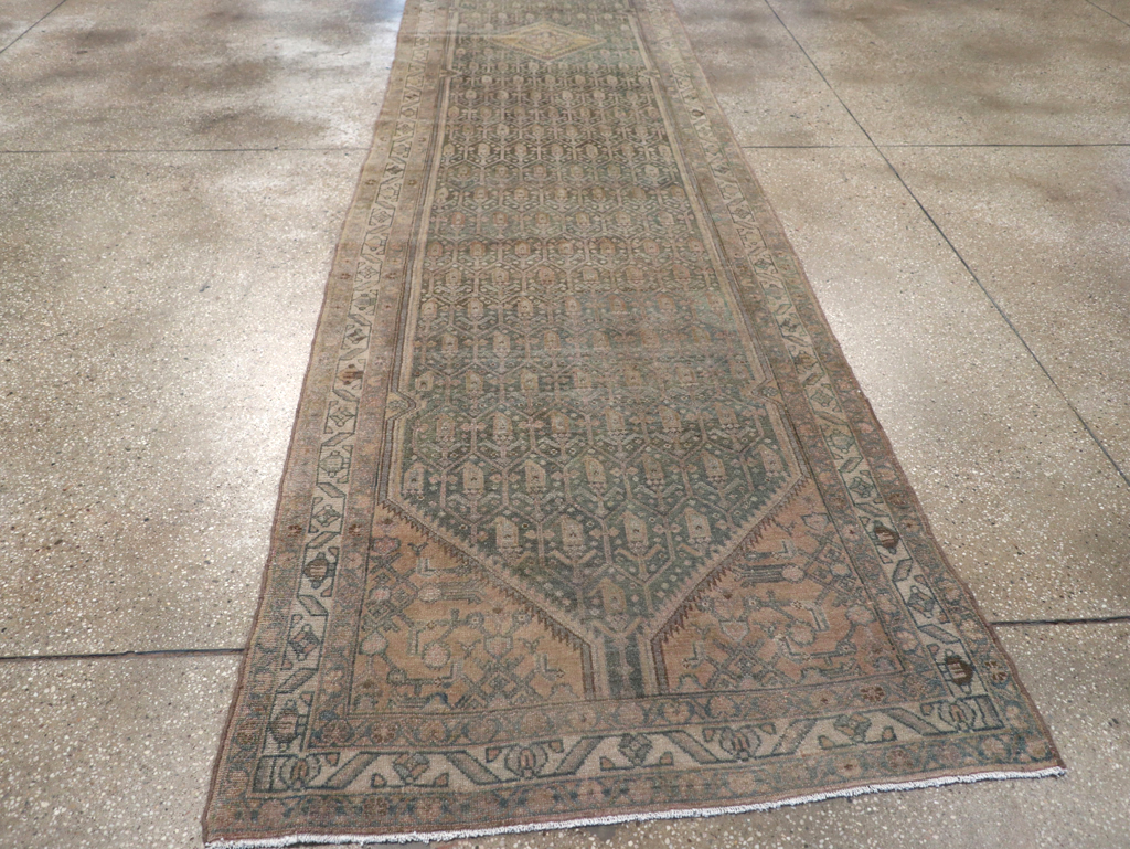 Vintage Persian Malayer Runner, No.25318 - Staging
