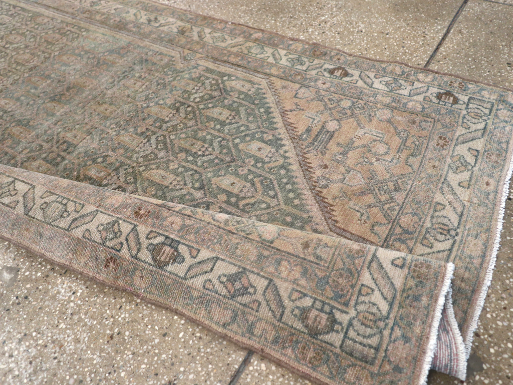 Vintage Persian Malayer Runner, No.25318 - Staging