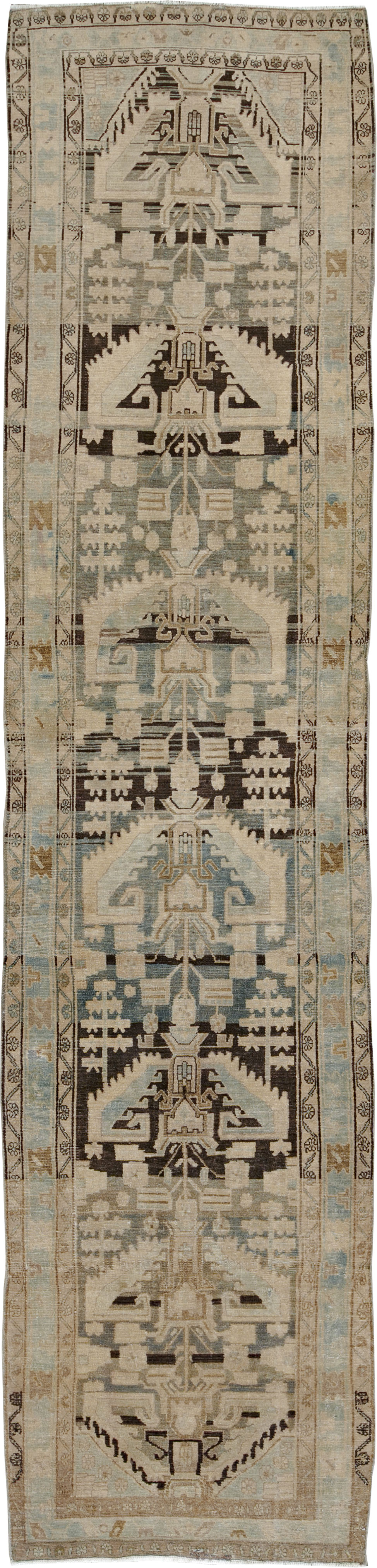 Antique Persian Malayer Runner, No.25321 - Staging