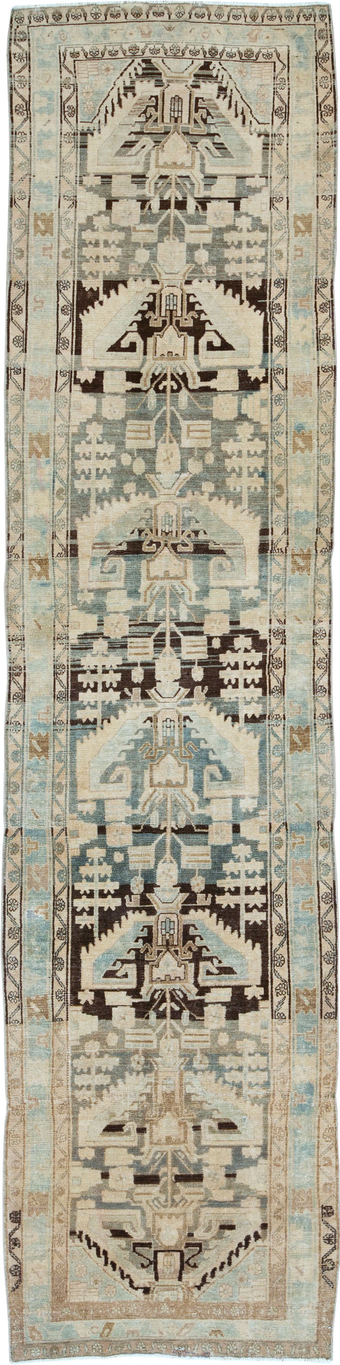 Antique Persian Malayer Runner, No.25321 - Staging