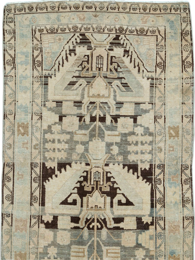 Antique Persian Malayer Runner, No.25321 - Staging