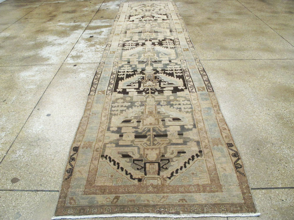 Antique Persian Malayer Runner, No.25321 - Staging