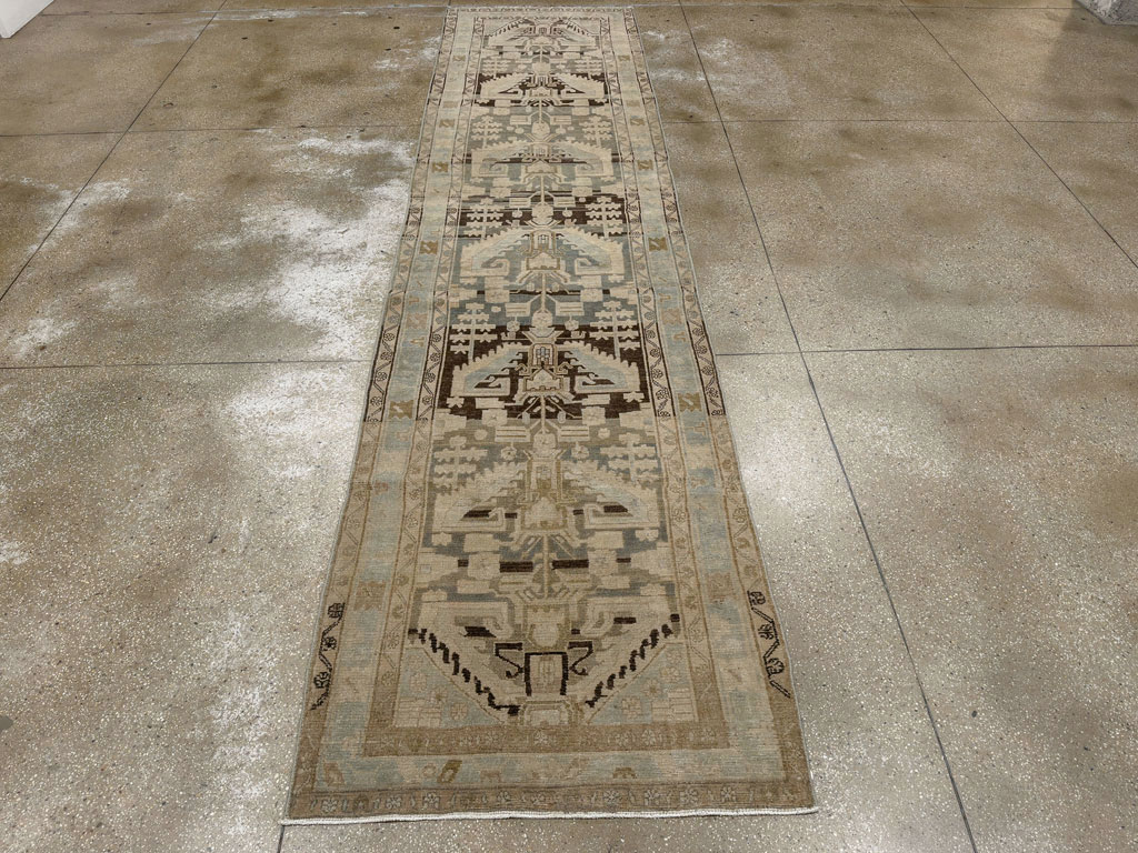 Antique Persian Malayer Runner, No.25321 - Staging