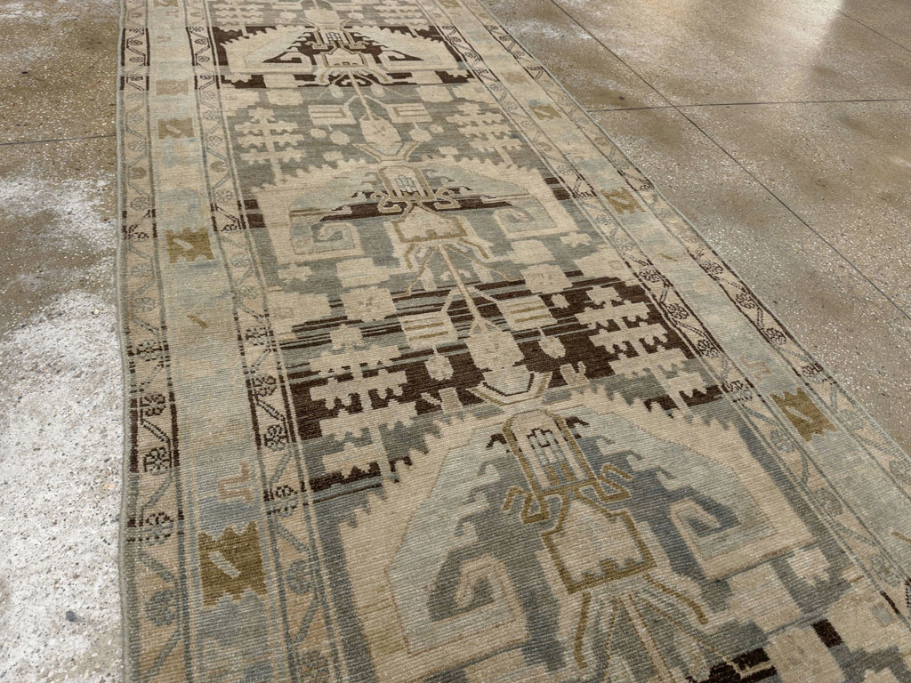 Antique Persian Malayer Runner, No.25321 - Staging