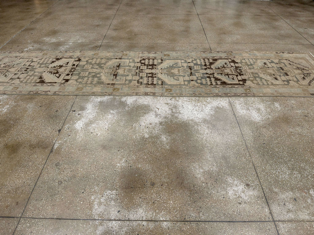 Antique Persian Malayer Runner, No.25321 - Staging
