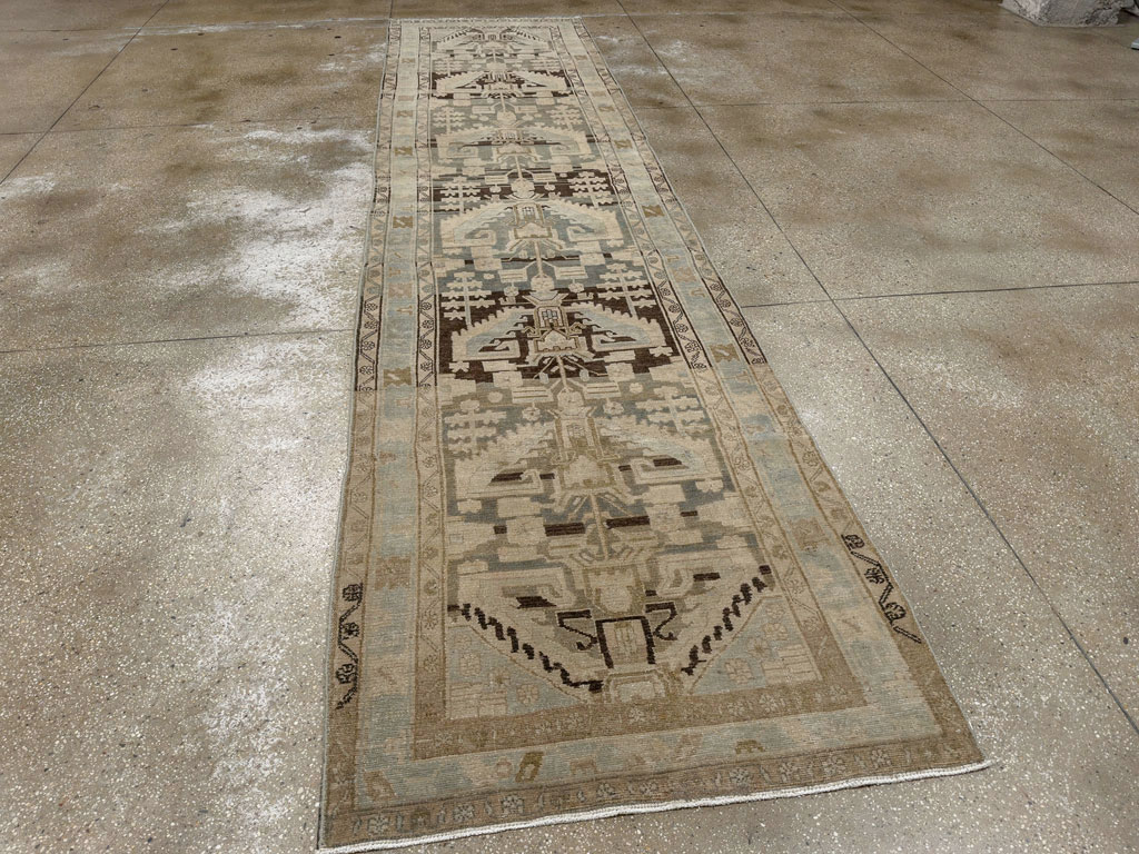 Antique Persian Malayer Runner, No.25321 - Staging
