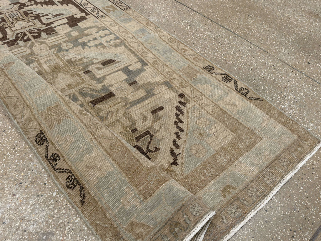 Antique Persian Malayer Runner, No.25321 - Staging