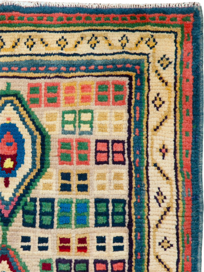 Vintage Persian Gabbeh Rug, No.25322 - Staging