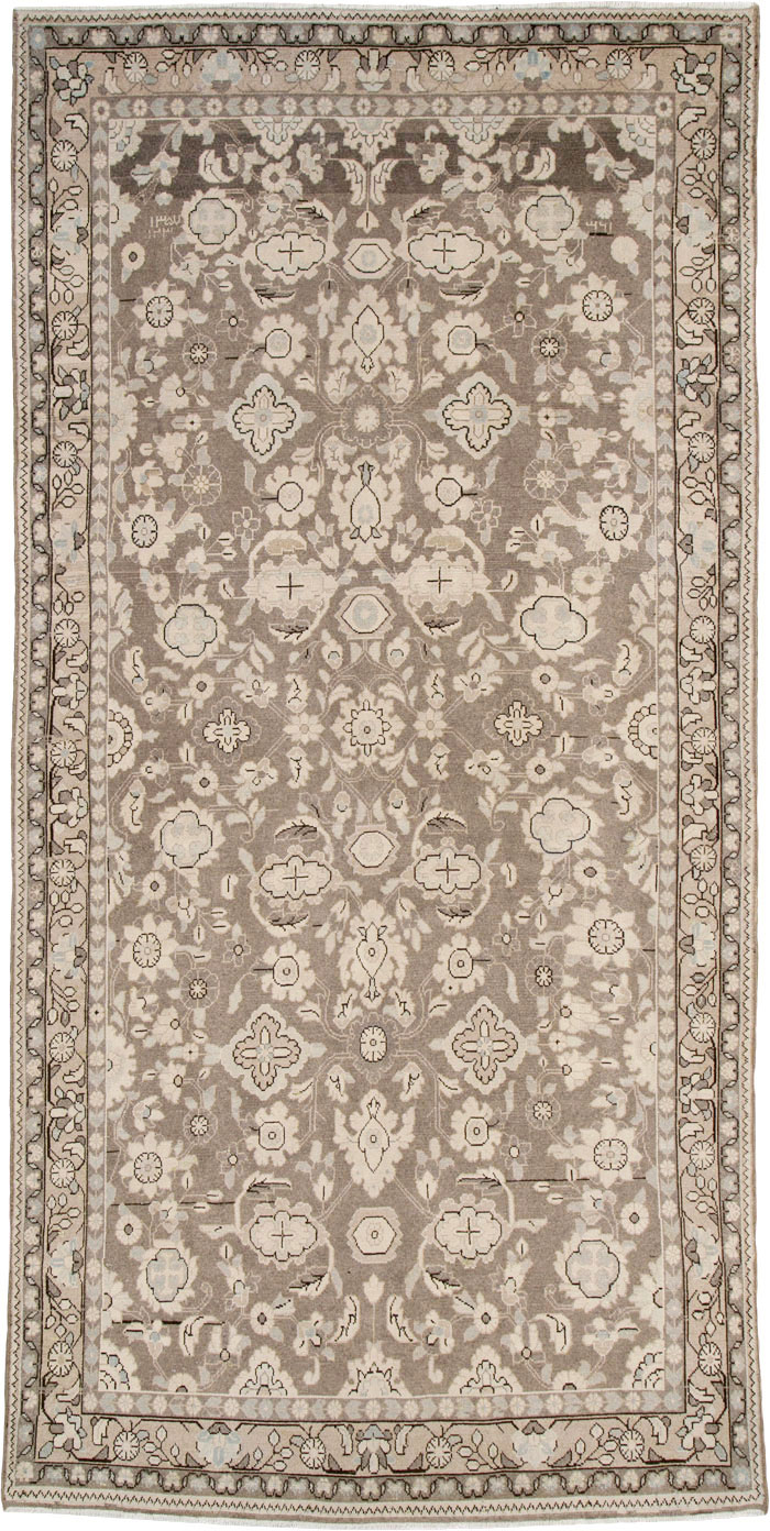 Vintage Persian Malayer Gallery Rug, No.25332 - Staging