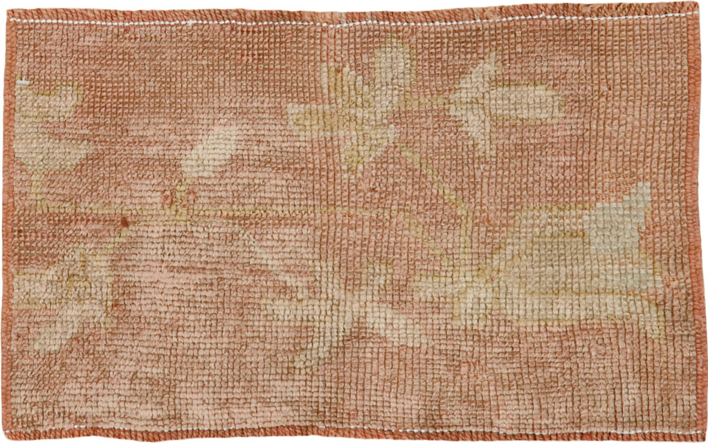 Antique Turkish Oushak Rug, No.25341 - Staging