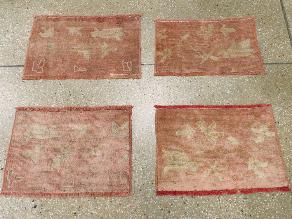 Antique Turkish Oushak Rug, No.25341 - Staging