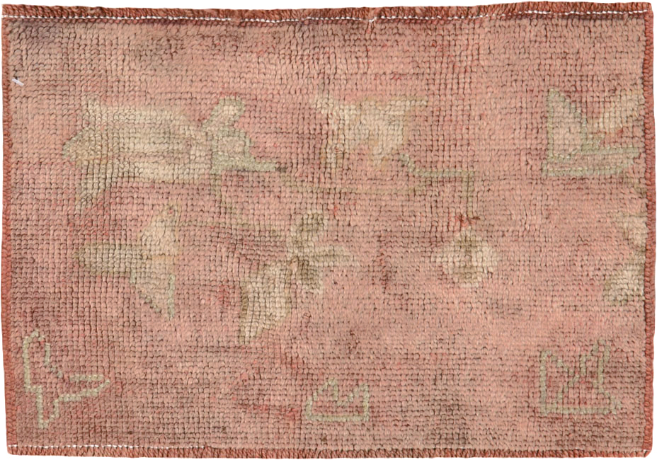 Antique Turkish Oushak Rug, No.25343 - Staging