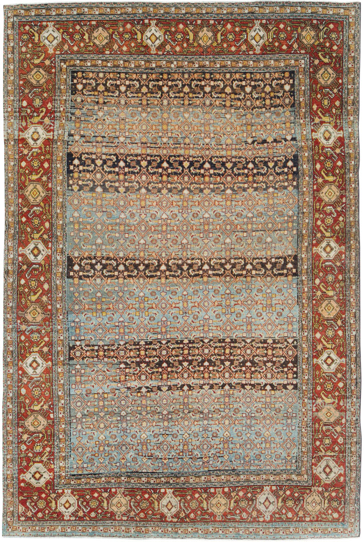 Antique Persian Bidjar Rug, No.25346 - Staging