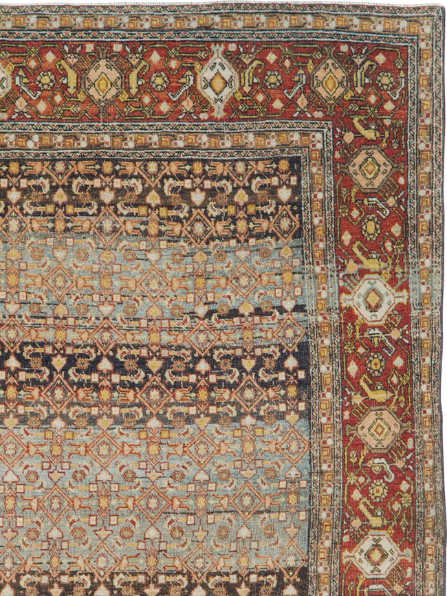 Antique Persian Bidjar Rug, No.25346 - Staging