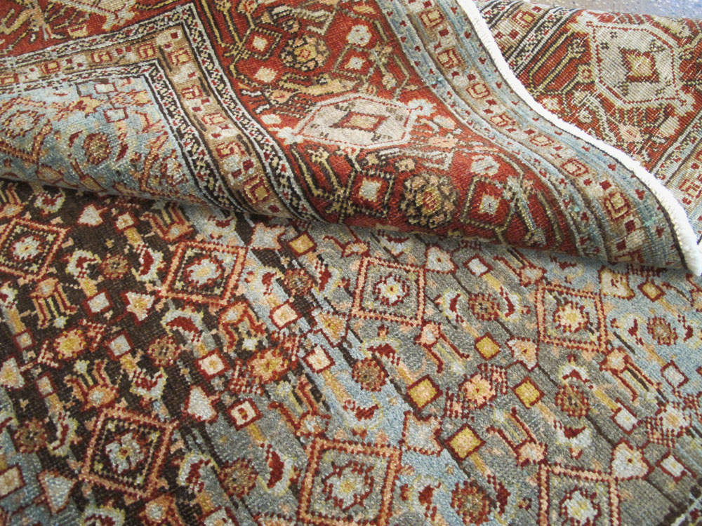 Antique Persian Bidjar Rug, No.25346 - Staging