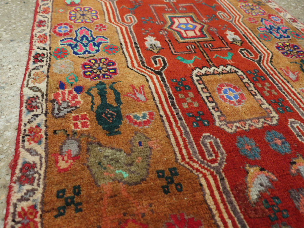 Vintage Persian Tabriz Runner, No.25348 - Staging