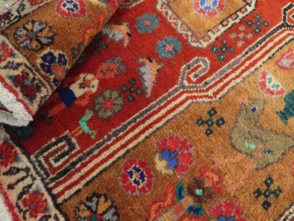 Vintage Persian Tabriz Runner, No.25348 - Staging