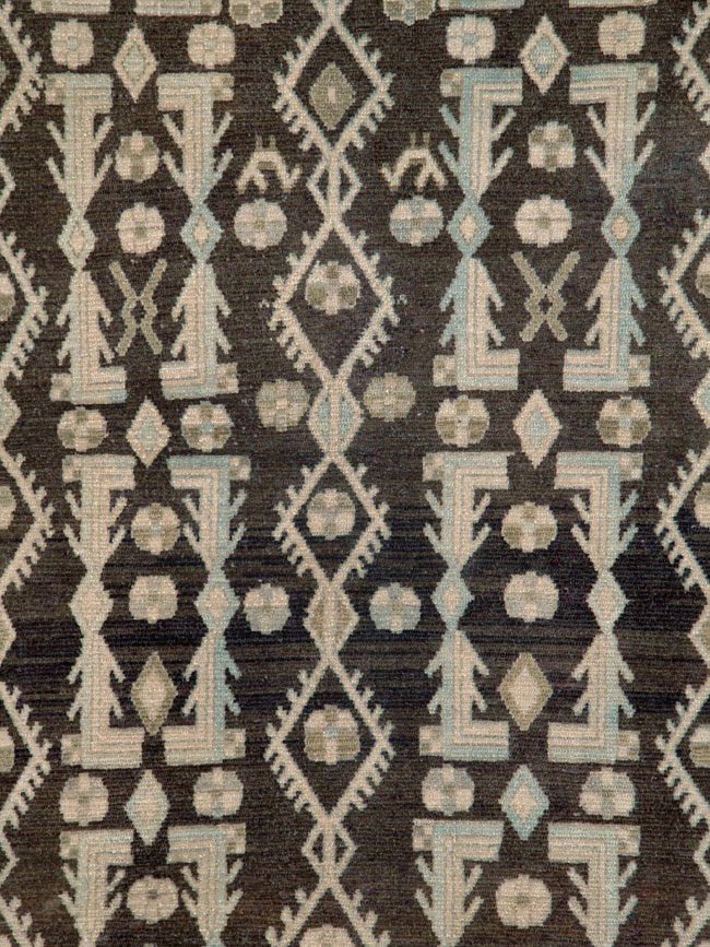 Vintage Persian Malayer Gallery Carpet, No.25352 - Staging